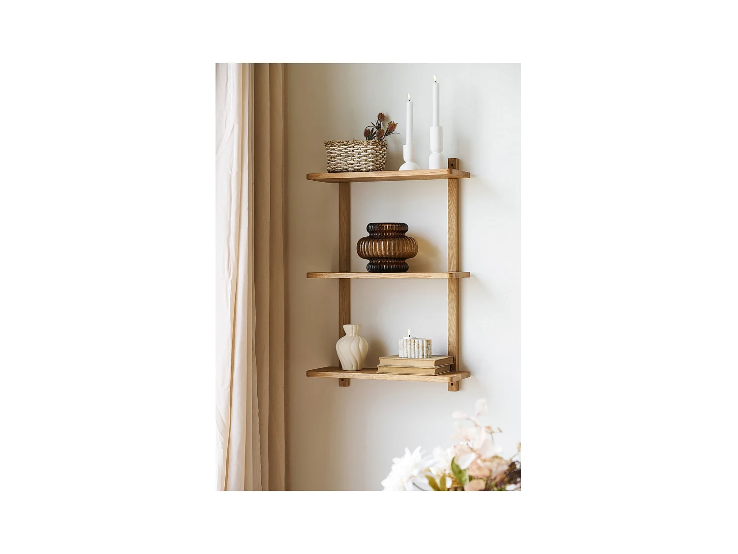 Półka Townsville, Brązowy, 20x50x75 cm, Epikasa