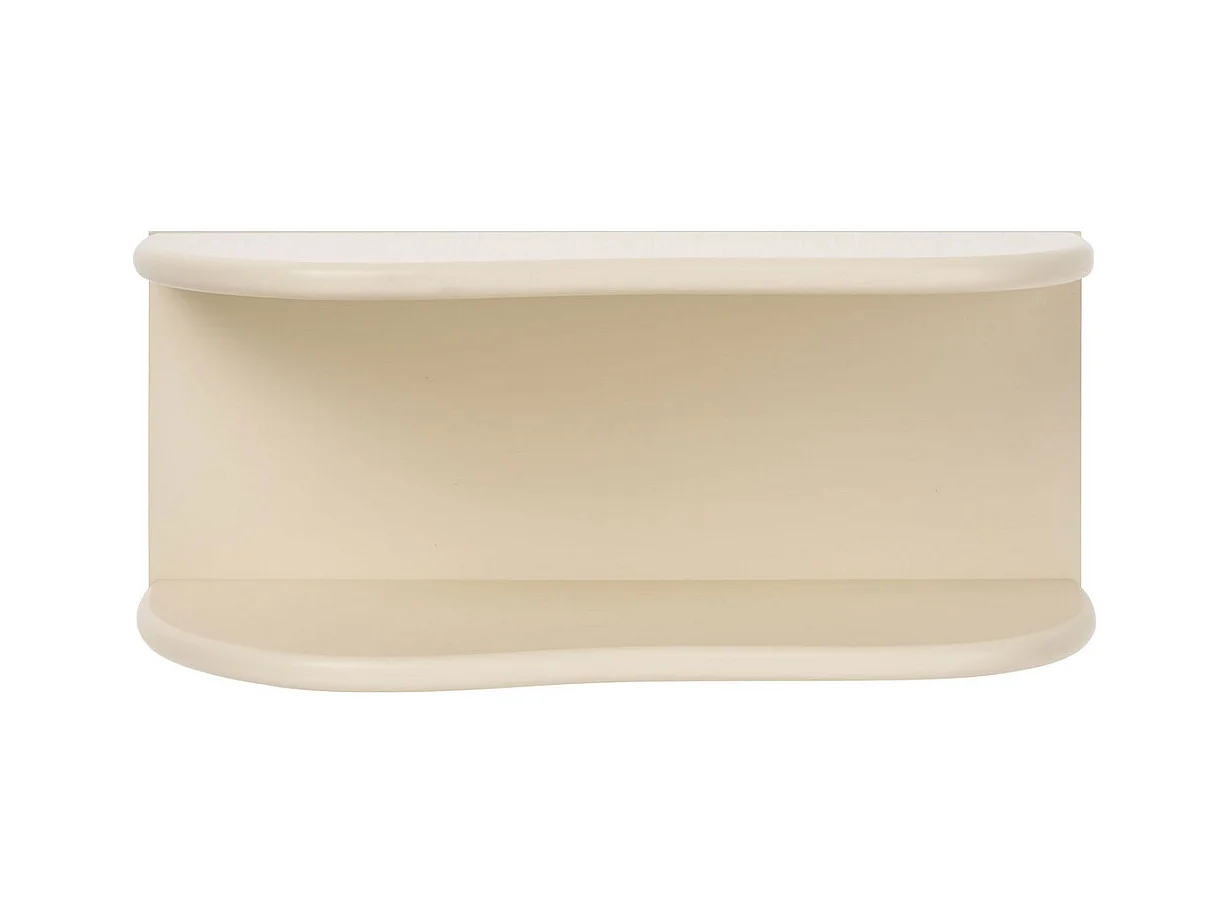 Étagère Botta, Beige, 44x17,5x18 cm, Seven Design