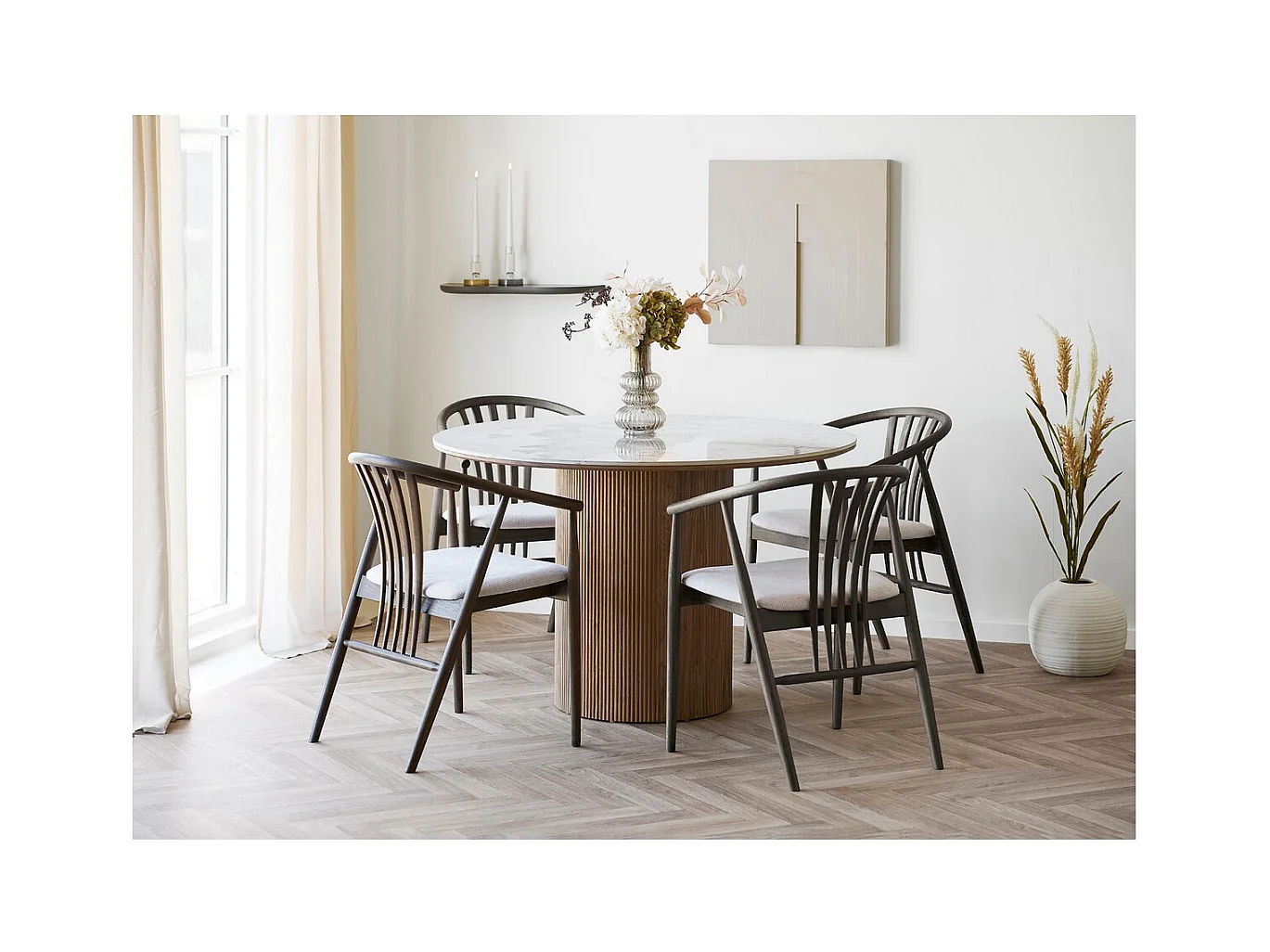 Étagère Botta, Marron, 57x19x2,5 cm, Seven Design