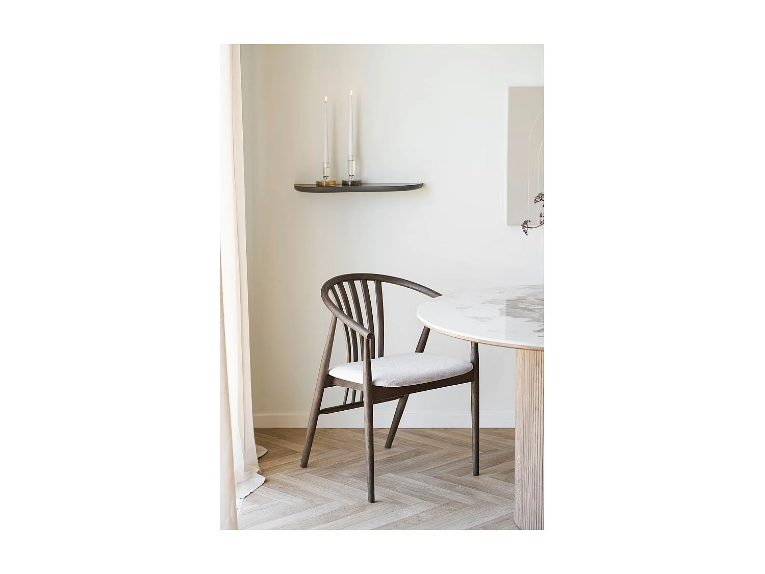 Półka Botta, Brązowy, 57x19x2,5 cm, Seven Design