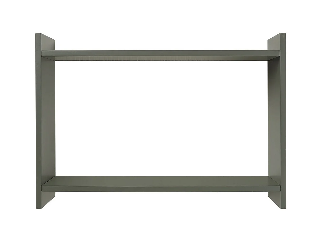 Étagère Bamberg, Vert, 50x14,5x35 cm, Seven Design