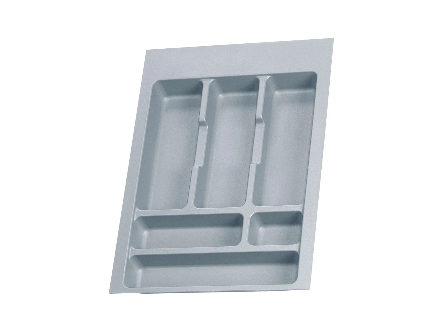 Boîte à couverts Optima universelle tiroir en plastique gris 34x49 cm