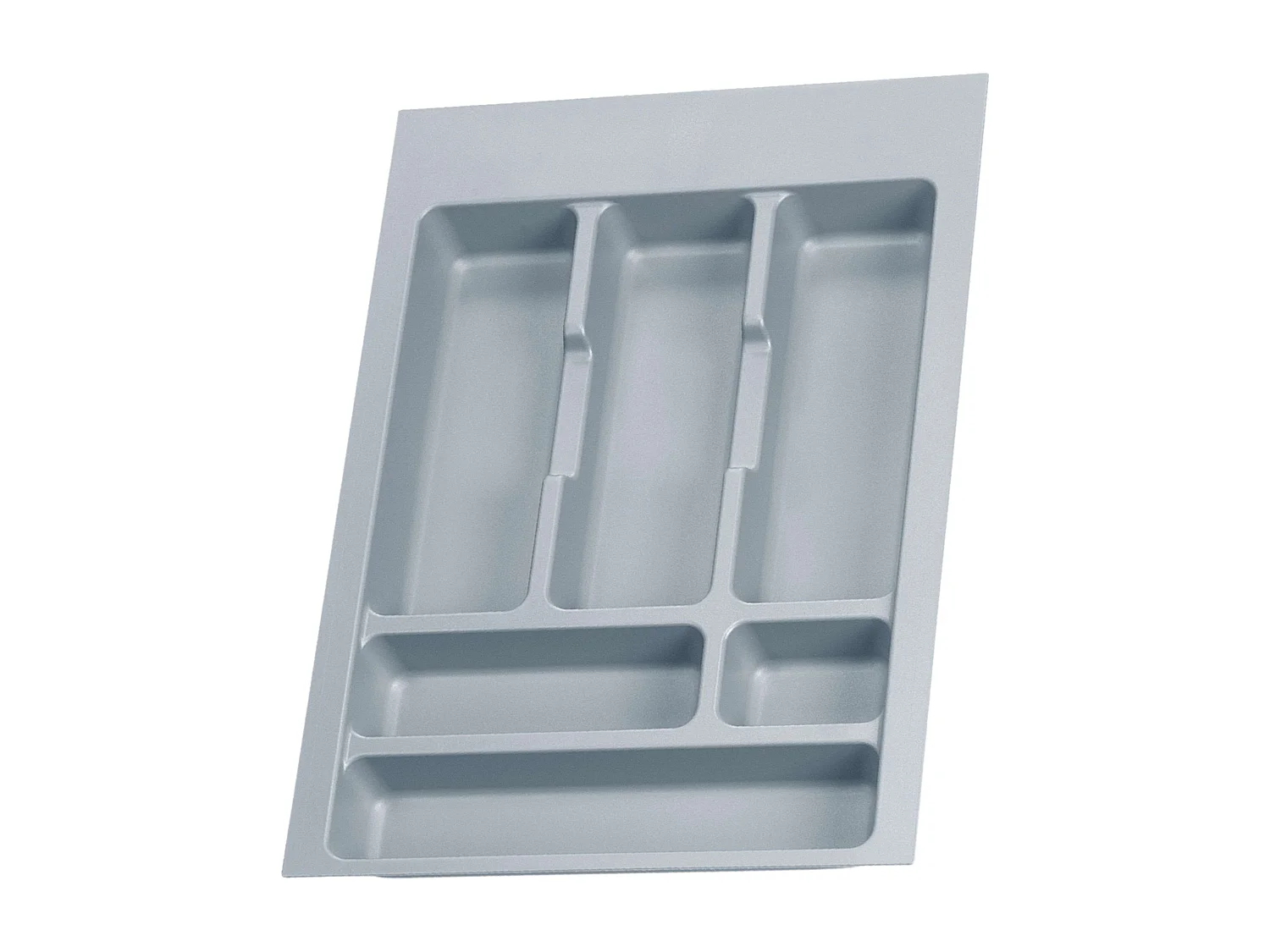 Boîte à couverts Optima universelle tiroir en plastique gris 34x49 cm