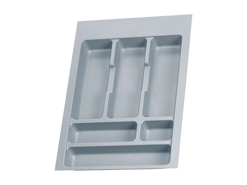 Cubertero Optima cajón universal gris plástico 34x49 cm