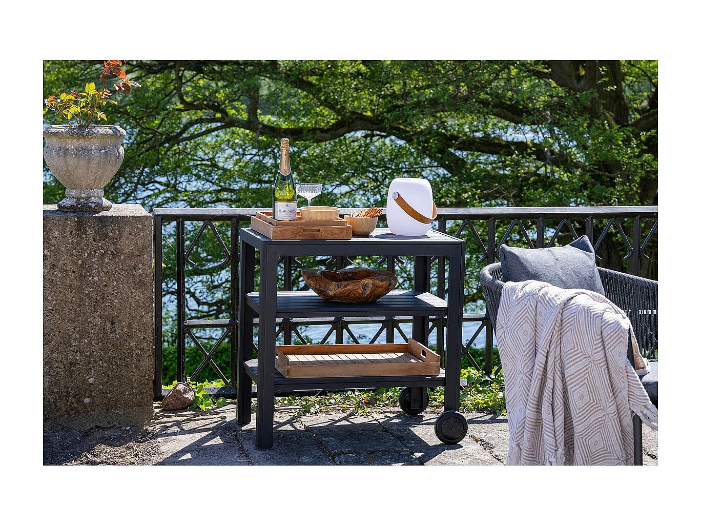 Miska Chefalu, Brązowy, 15x15x7 cm, Seven Design