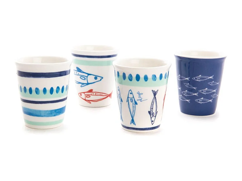 Coffret 4 tasses expresso Arial