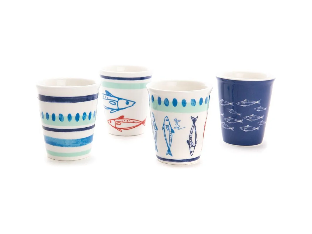 Coffret 4 tasses expresso Arial