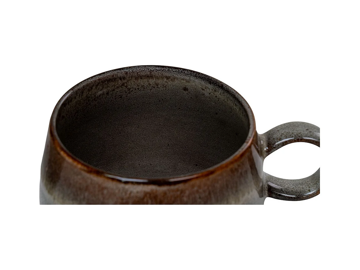 Lot de 4 Tasses Selma, Marron, 10x10x7,5 cm, Seven Design