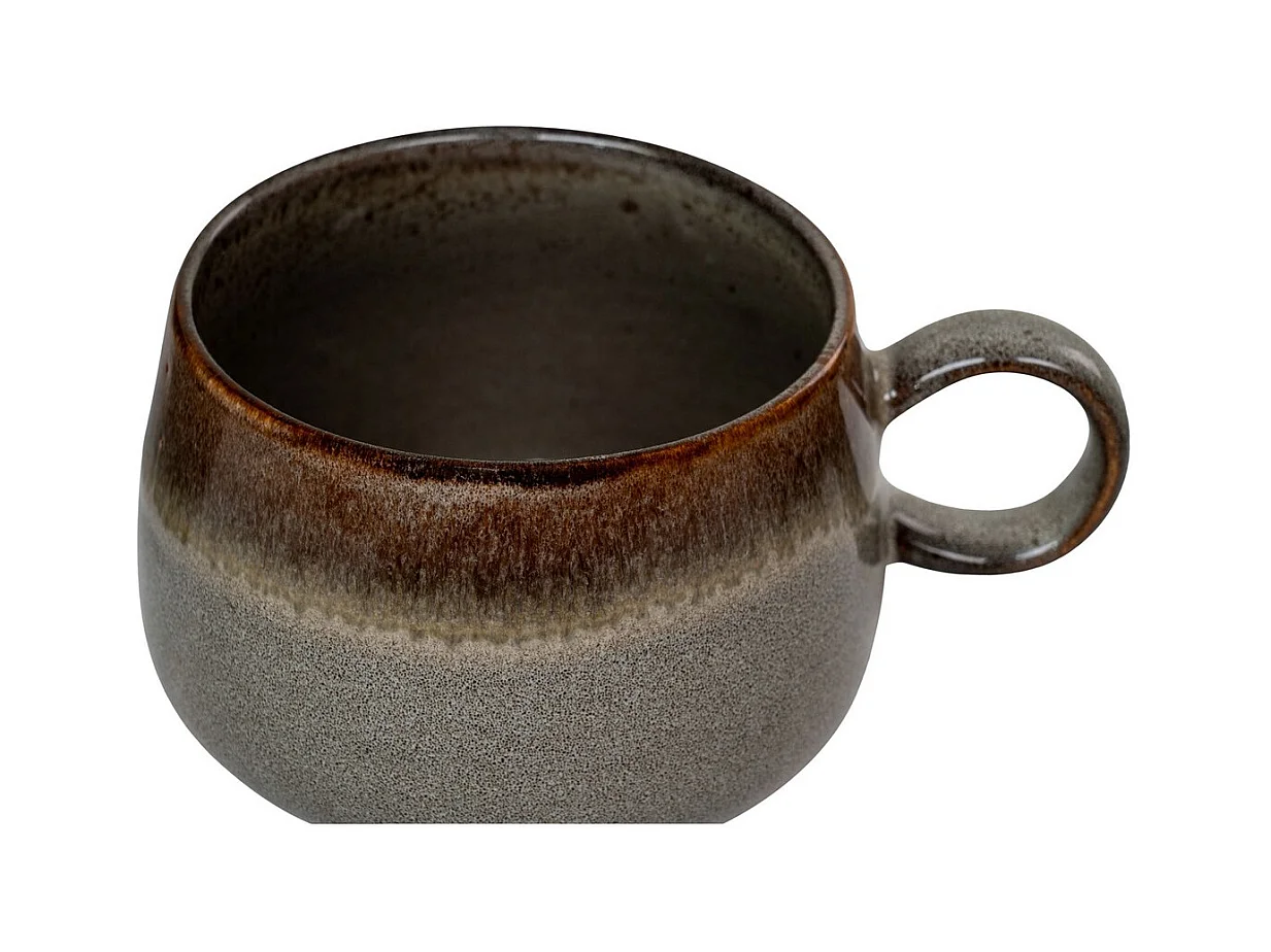 Lot de 4 Tasses Selma, Marron, 10x10x7,5 cm, Seven Design