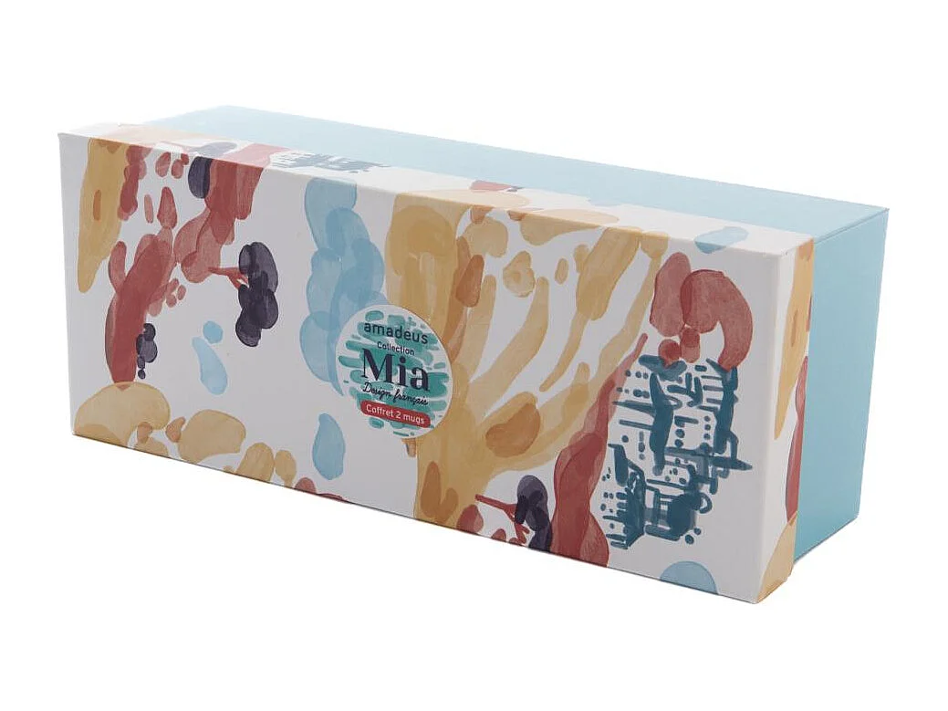 Coffret de 2 mugs Mia