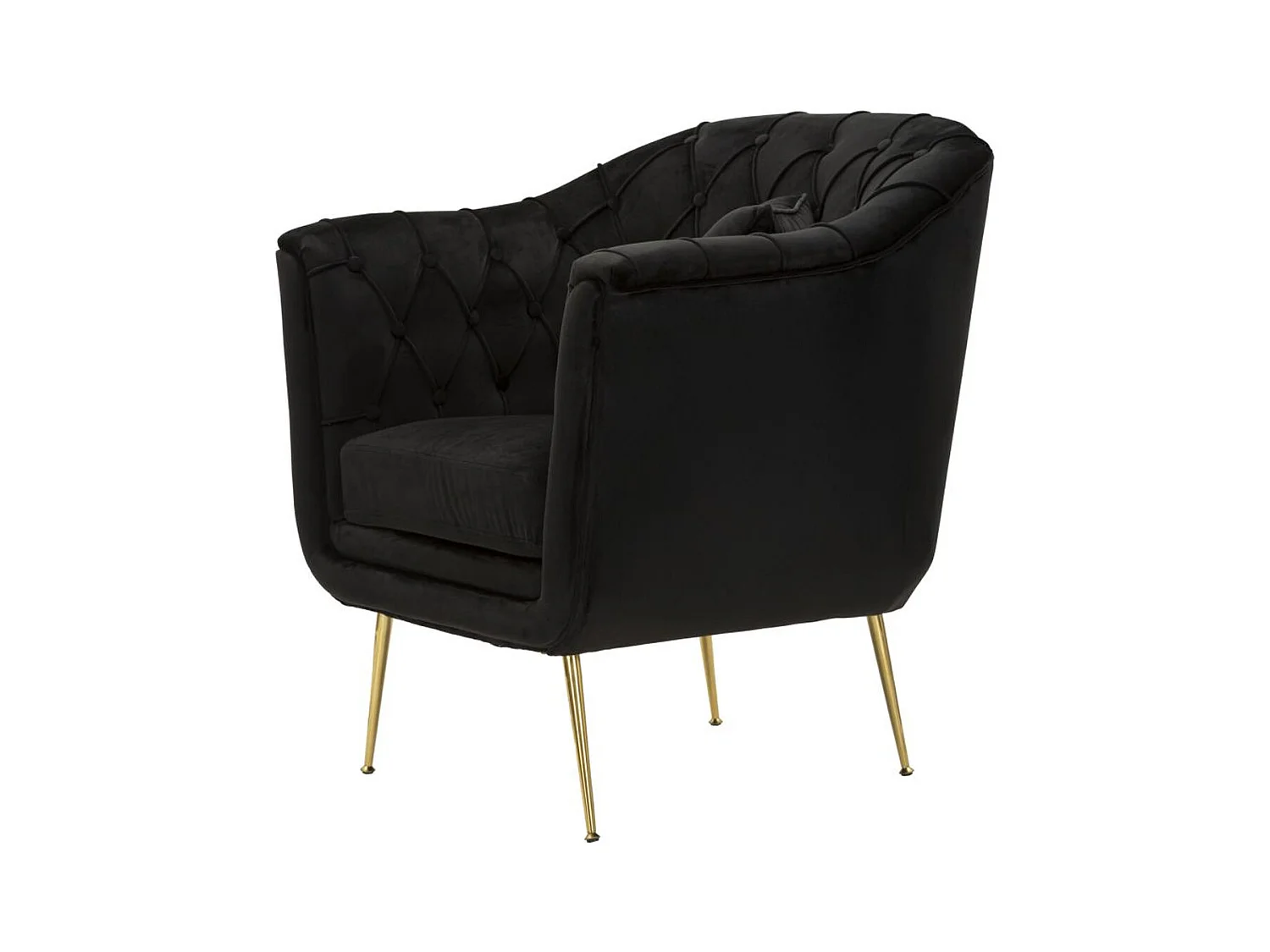 Poltrona MF897, Nero, 88x83x91 cm, Epikasa