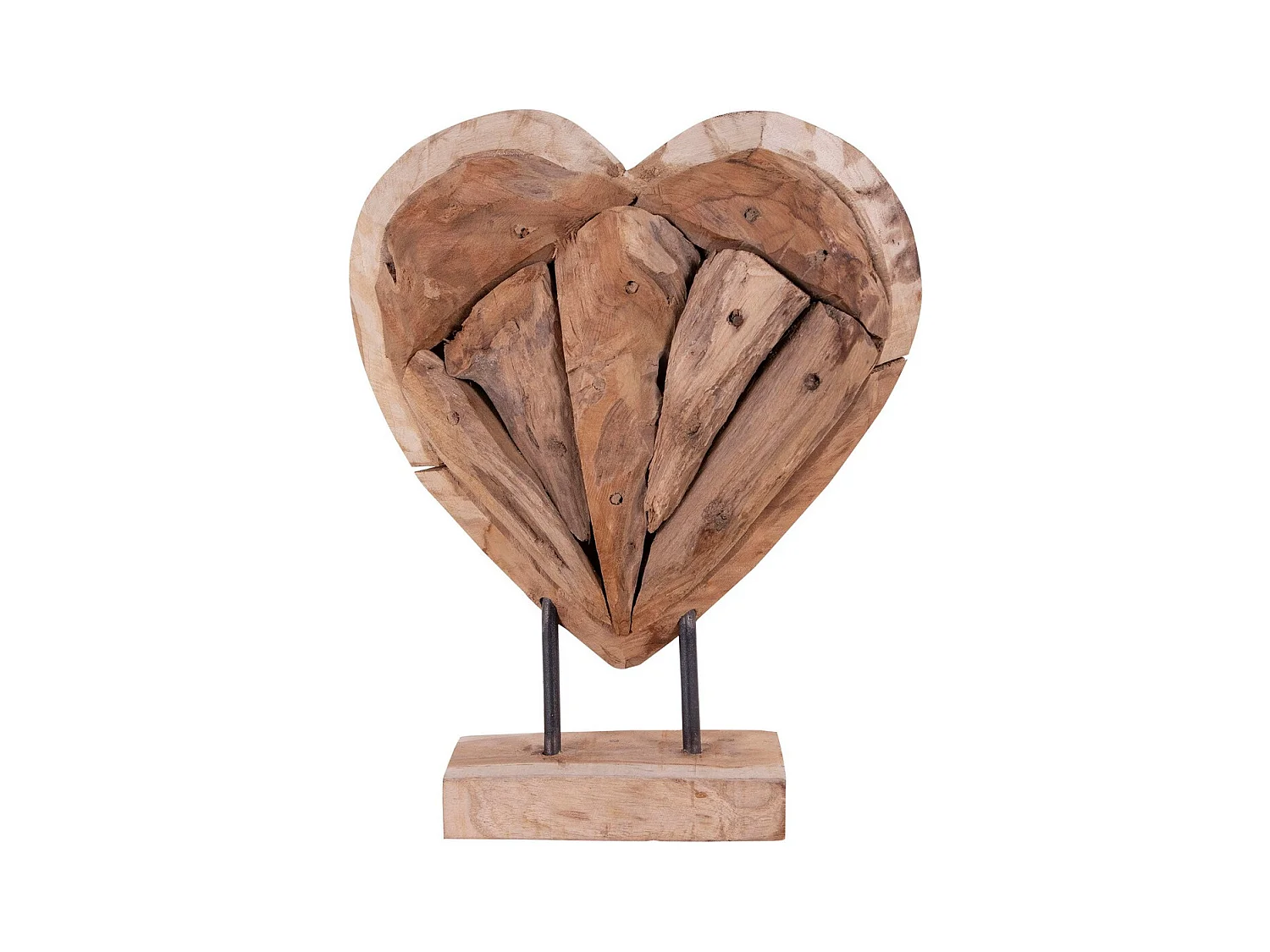 Sculpture Almada, Marron, 20x20x30 cm, Epikasa