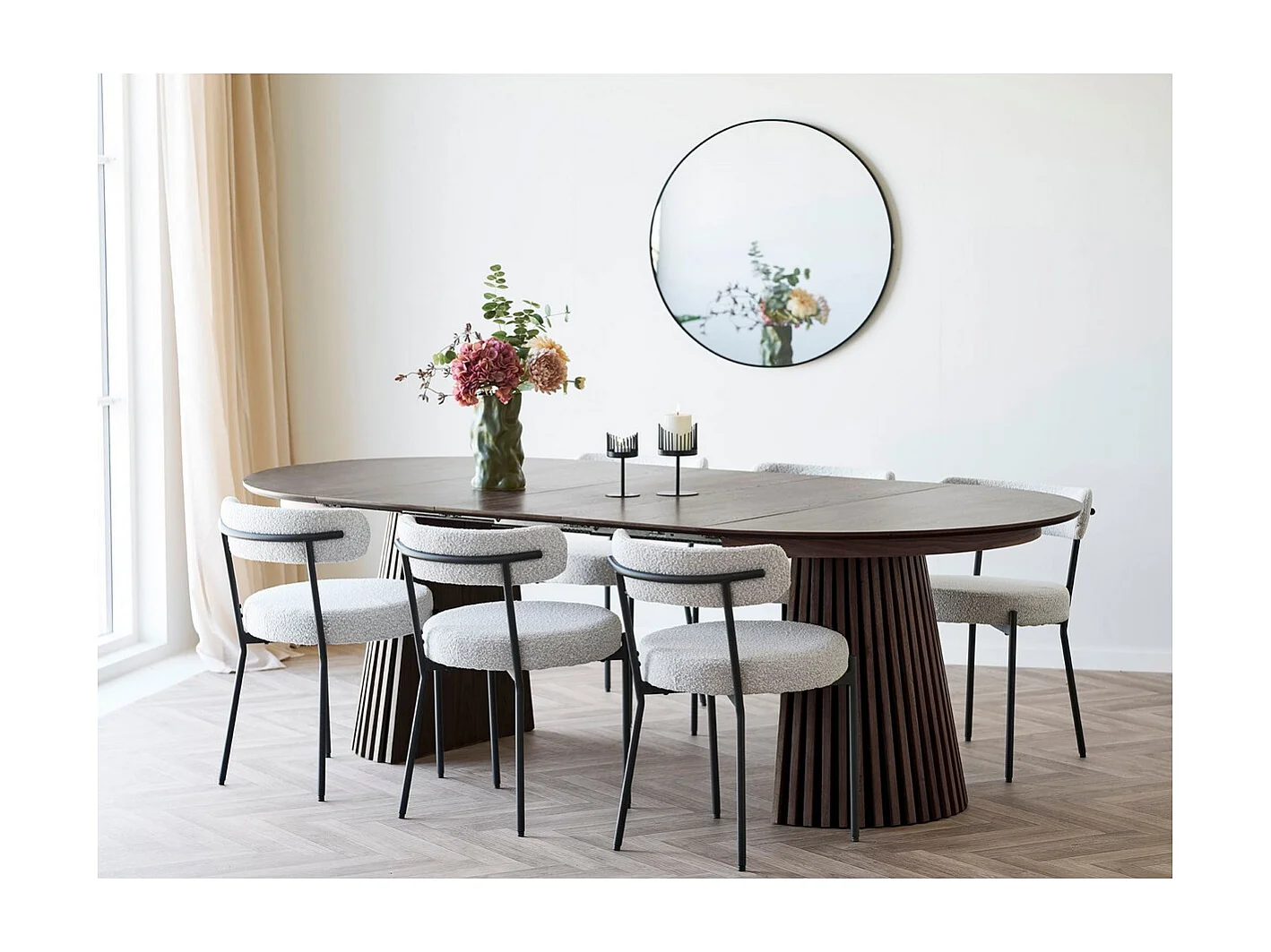 Wazon Dekoracyjny HN6, Zielony, 15x15x25,5 cm, Seven Design