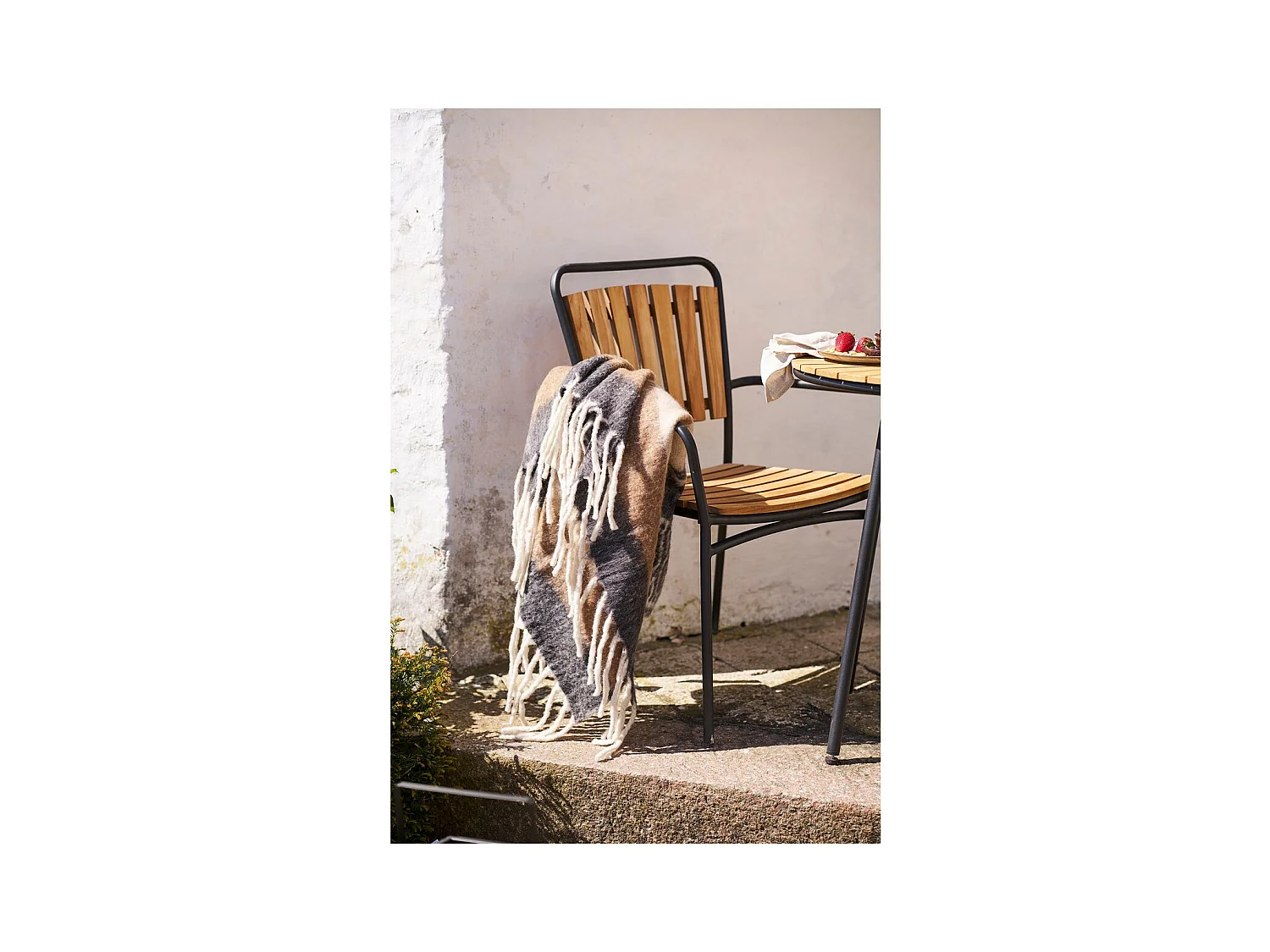 Geruite Carmel - Beige - 130x1x170 cm - Seven Design