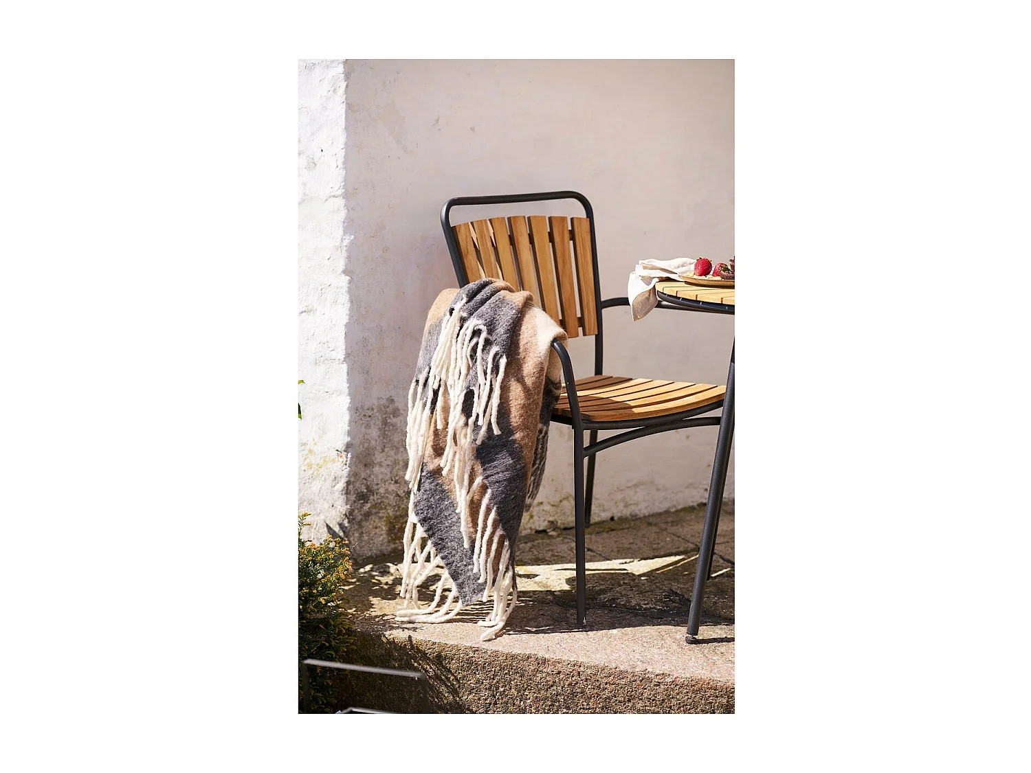 Plaid Karmel, Beżowy, 130x1x170 cm, Seven Design