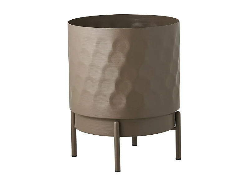 Vaso per Piante HN16, Marrone, 21x21x26 cm, Epikasa