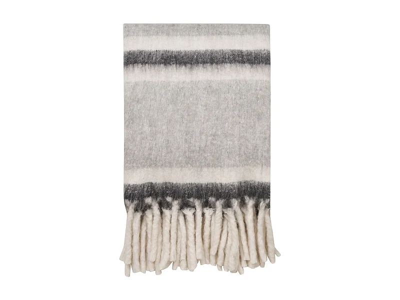 Plaid Karmel, Szary, 130x170x1 cm, Seven Design