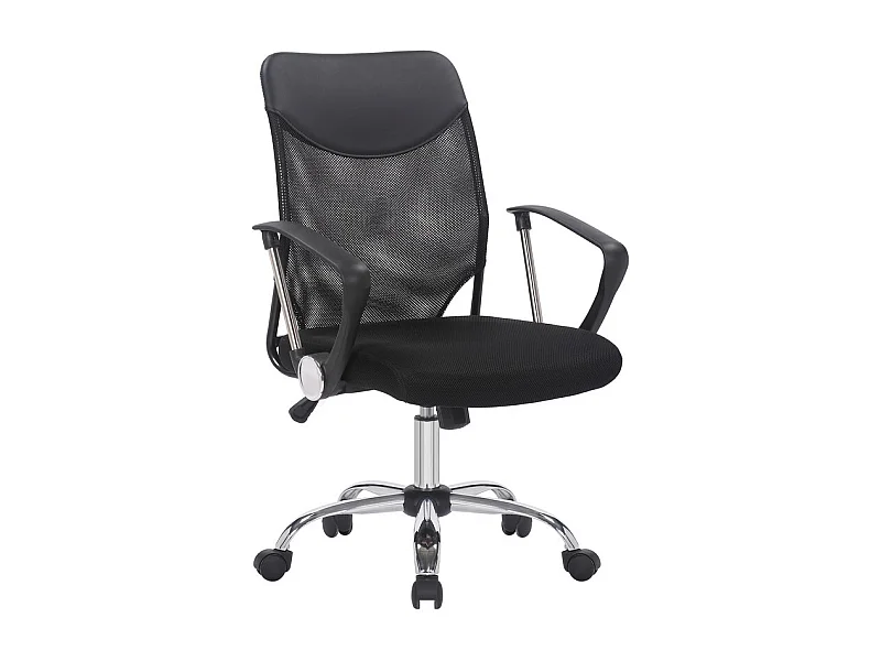 Sedia da Ufficio New Port, Nero, 62x59x104,5 cm, Epikasa