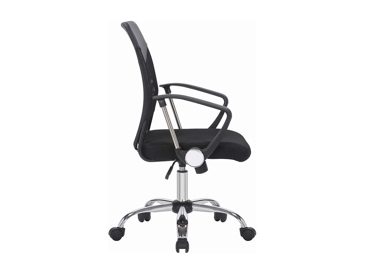 Krzesło do Biurka New Port, Czarny, 62x59x104,5 cm, Seven Design