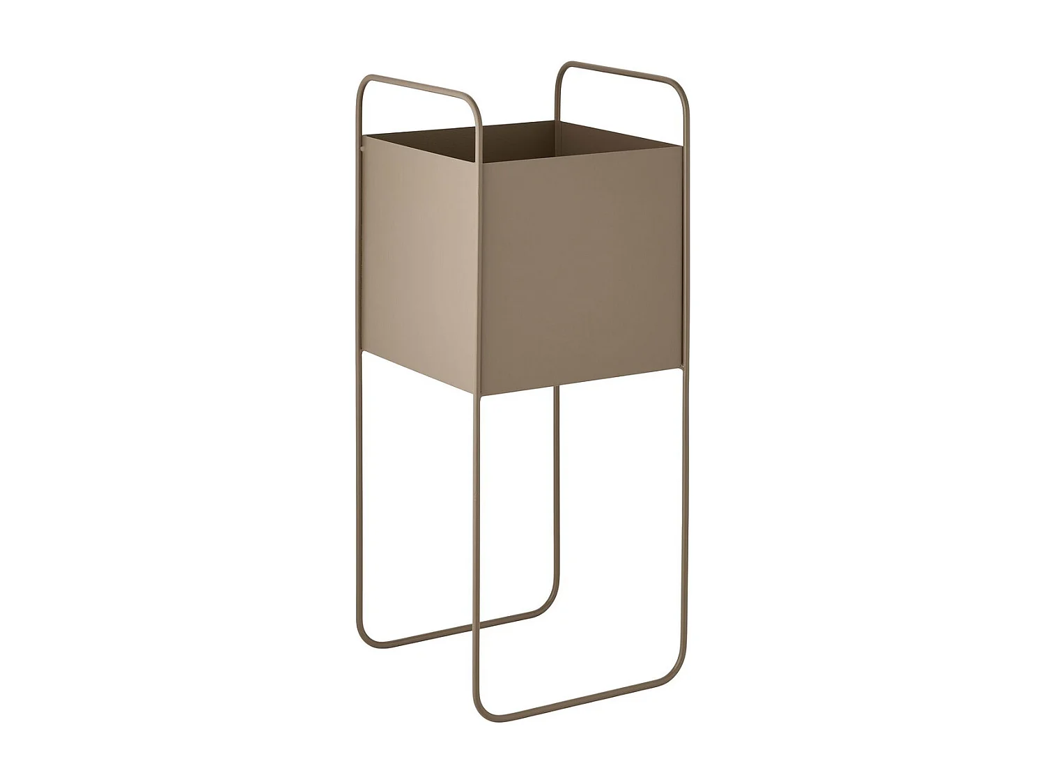 Doniczka na Rośliny HN17, Brązowy, 22,5x22,5x54 cm, Seven Design