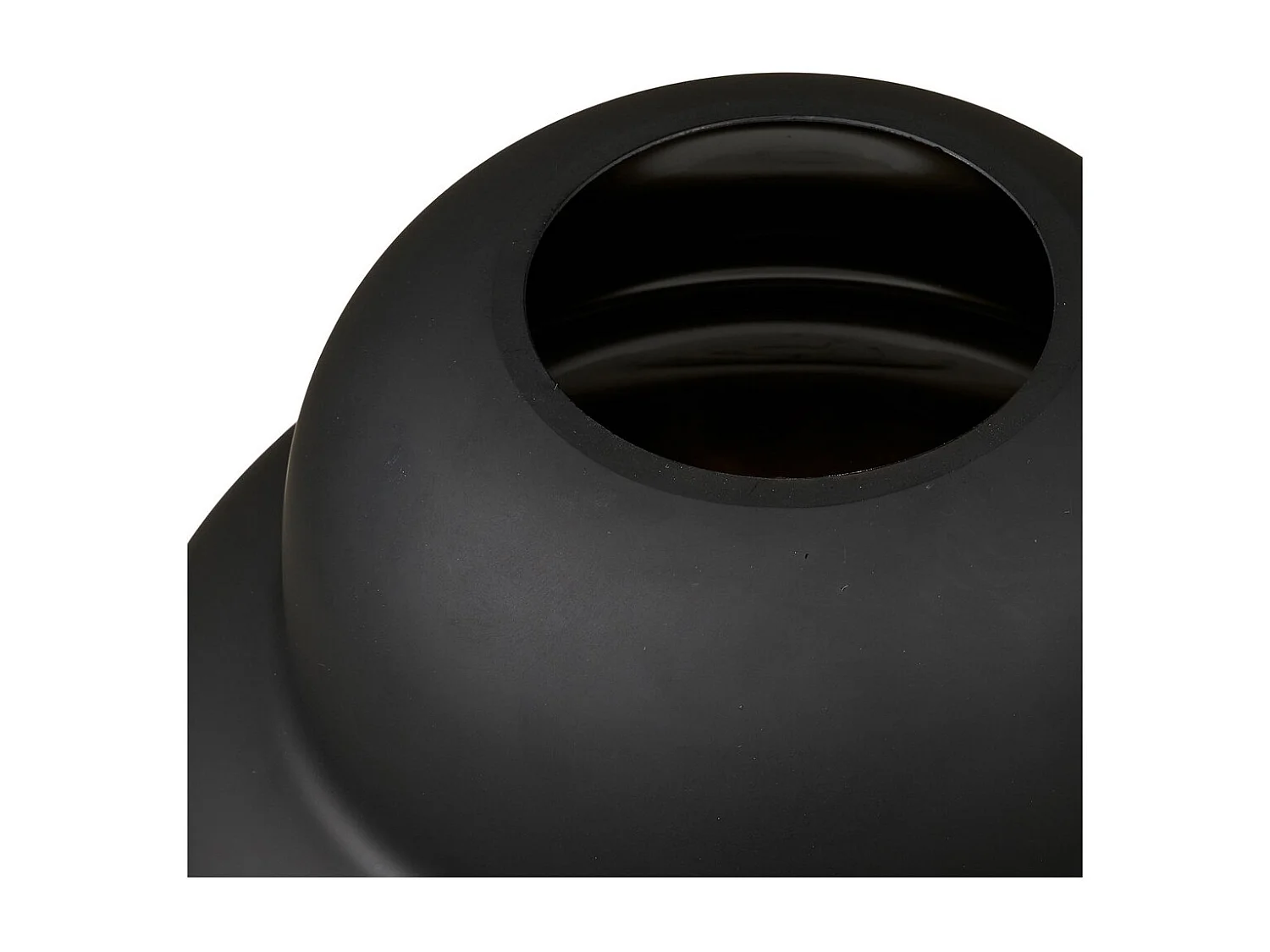 Wazon Dekoracyjny HN1, Czarny, 21x21x20 cm, Seven Design