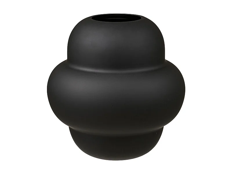 Wazon Dekoracyjny HN1, Czarny, 21x21x20 cm, Seven Design