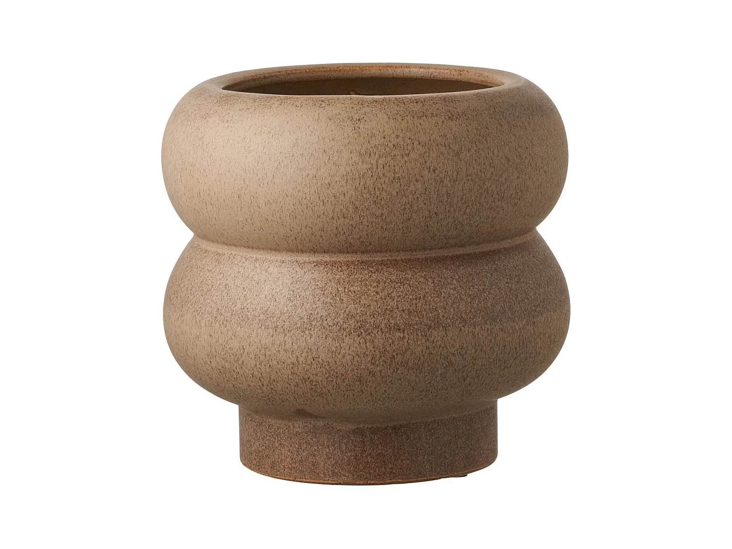Cache Pot HN13, Marron, 19x19x17,5 cm, Seven Design