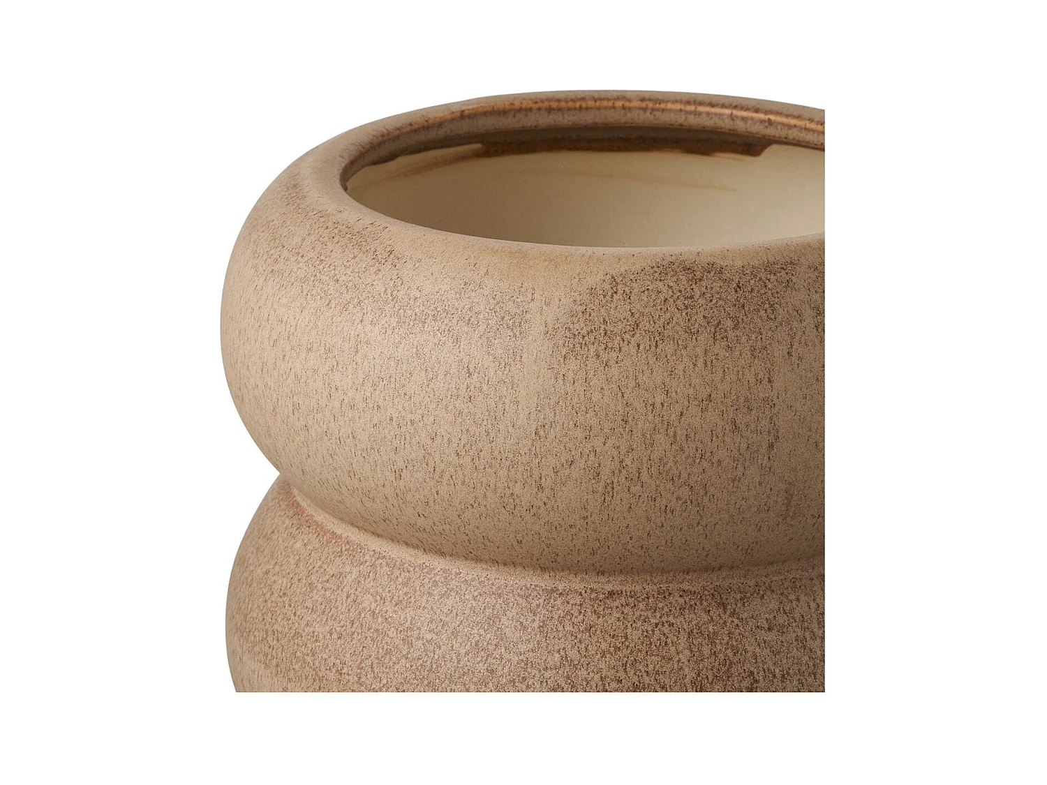 Cache Pot HN13, Marron, 19x19x17,5 cm, Seven Design