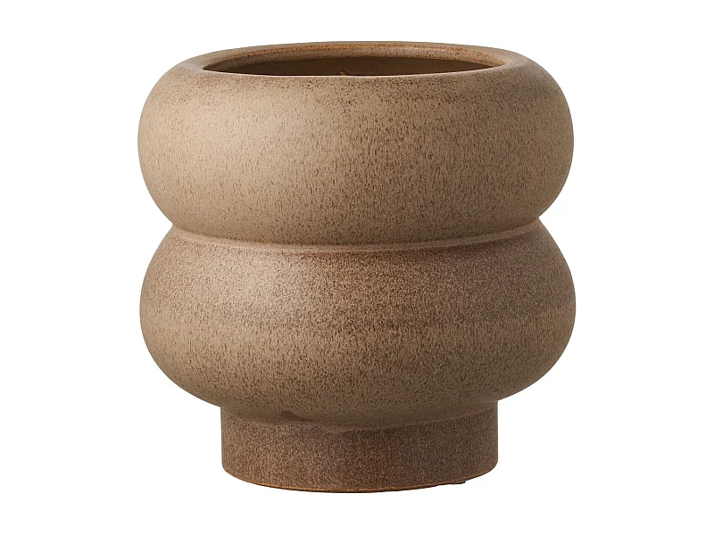 Doniczka na Rośliny HN13, Brązowy, 19x19x17,5 cm, Seven Design