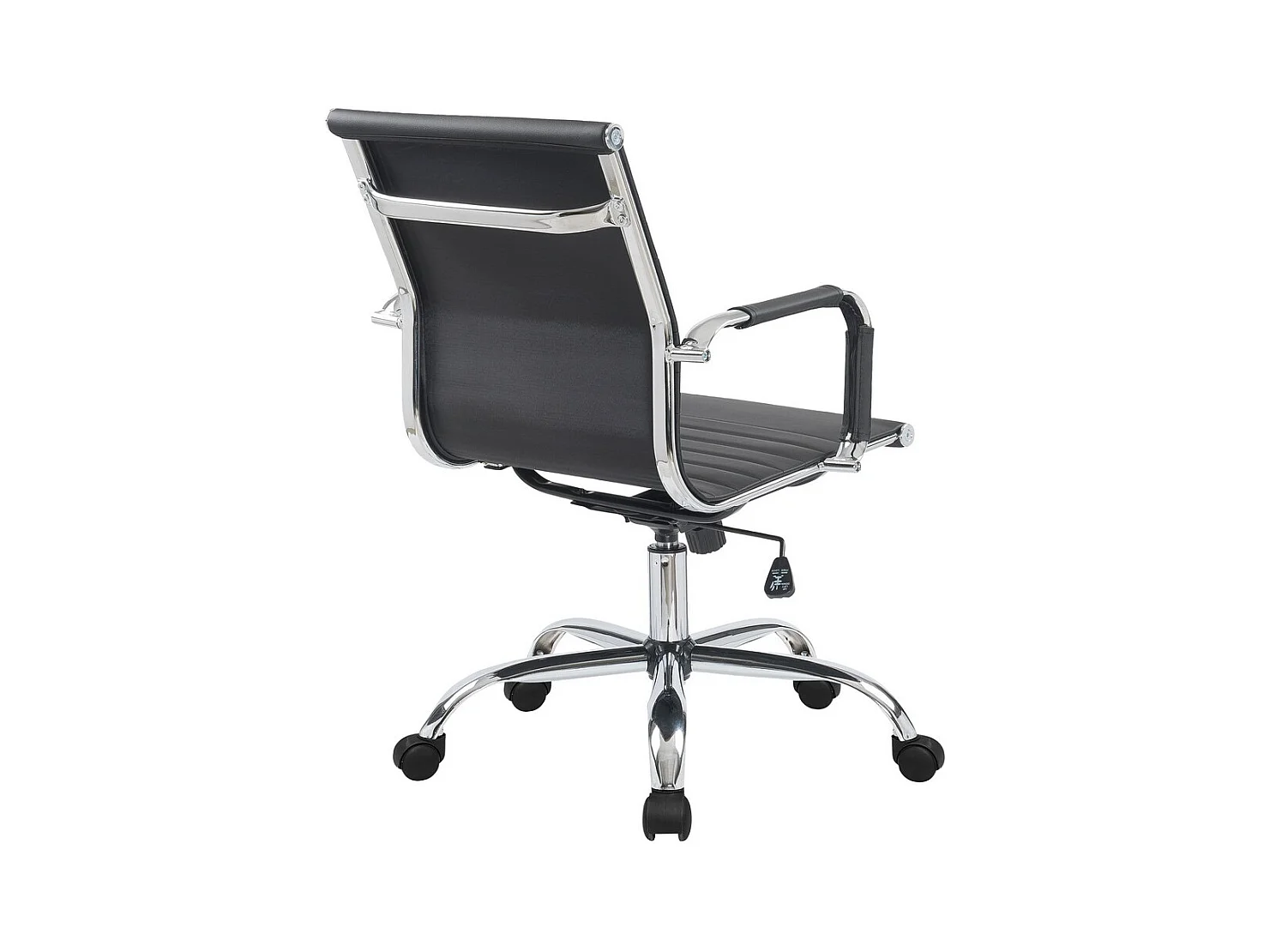 Chaise de Bureau Helsinky V, Noir, 56,5x62,5x96,5 cm, Seven Design