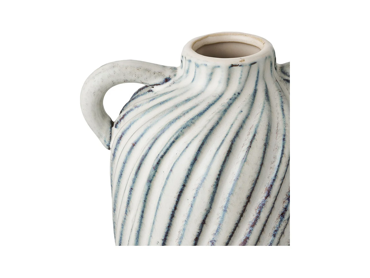 Decoratieve Vaas HN8 - Grijs - 15,5x14x22 cm - Seven Design