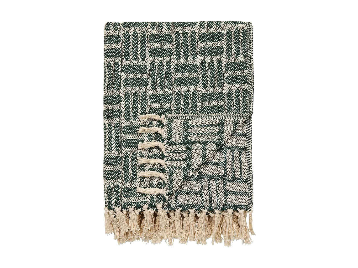 Plaid Adana, Zielony, 130x180x1 cm, Seven Design