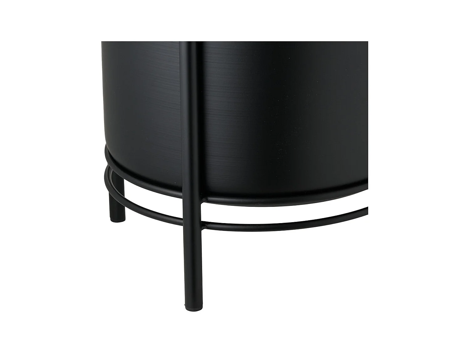 Cache Pot HN19, Noir, 25x25x29 cm, Seven Design