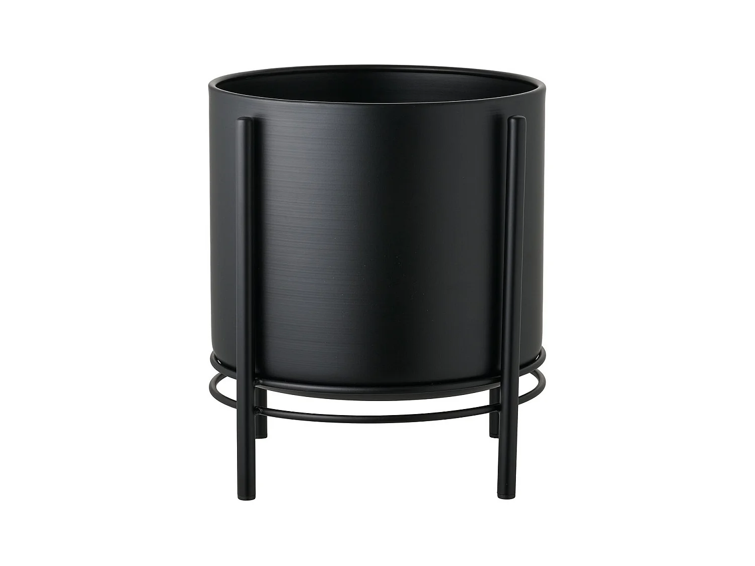 Cache Pot HN19, Noir, 25x25x29 cm, Seven Design