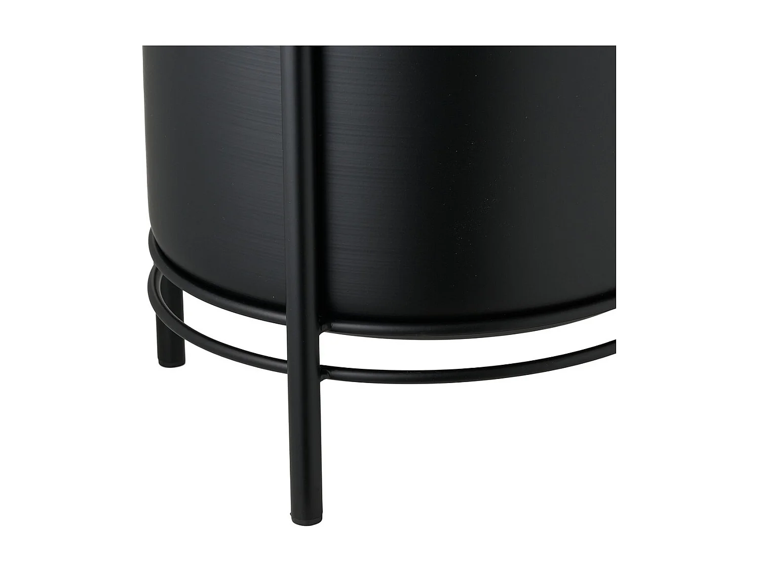 Doniczka na Rośliny HN19, Czarny, 25x25x29 cm, Seven Design