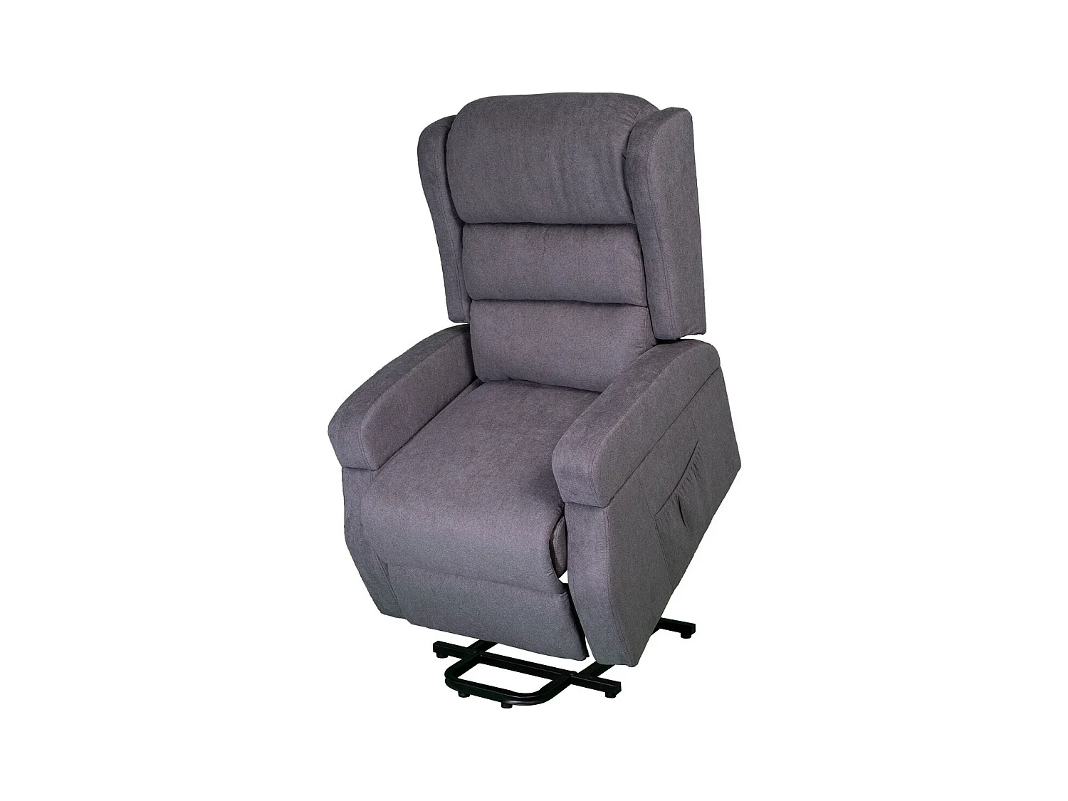 Recliner Stoel Lola - Grijs - 75x92x104 cm - Seven Design