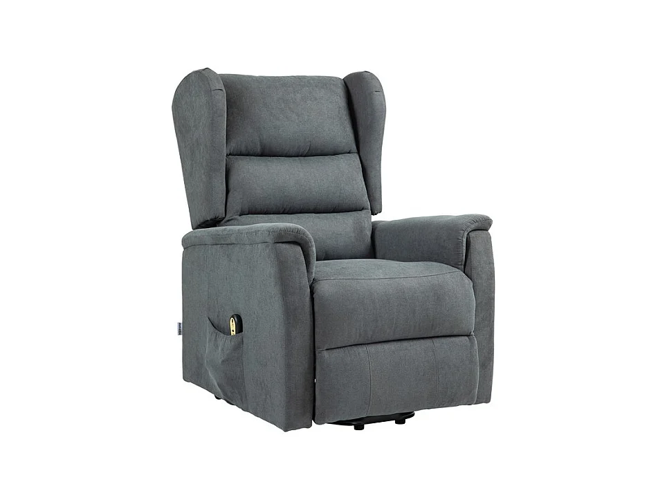 Recliner Stoel Alice - Grijs - 72x92x104 cm - Seven Design
