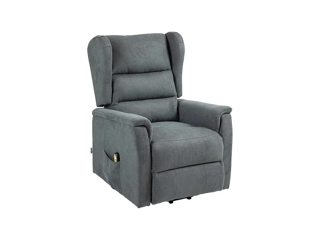 Recliner Stoel Alice - Grijs - 72x92x104 cm - Seven Design