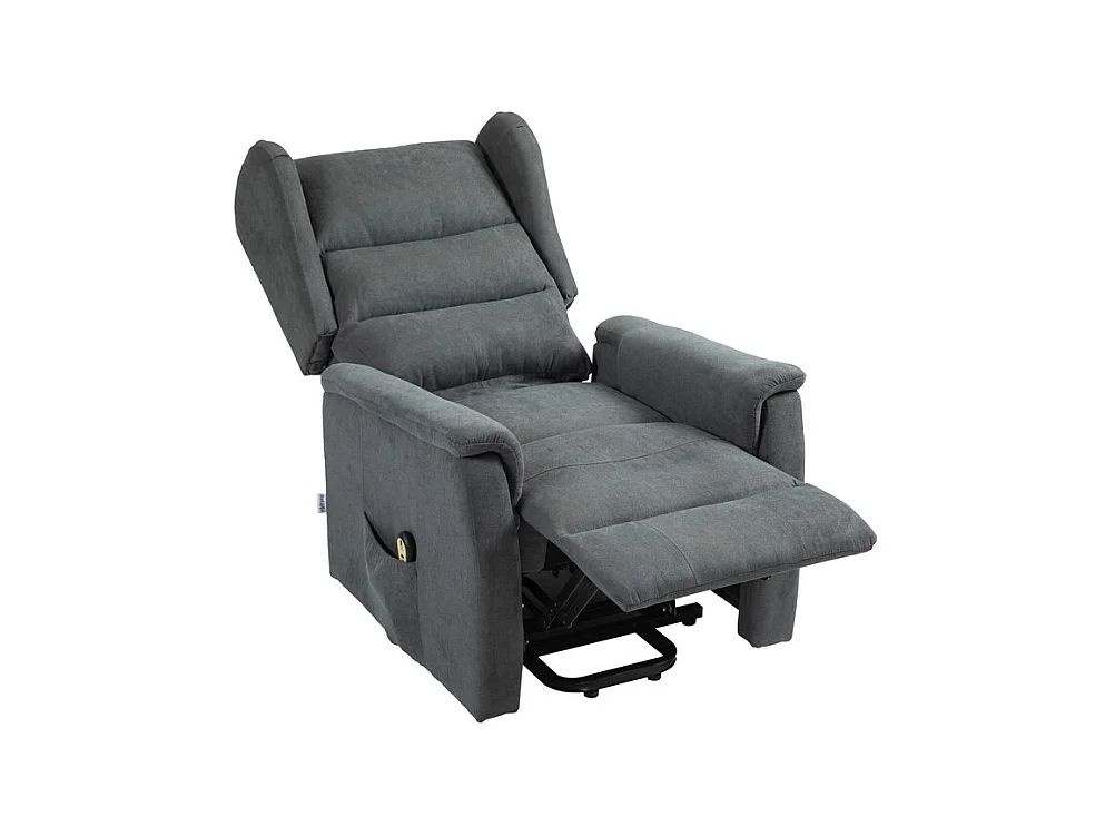 Recliner Stoel Alice - Grijs - 72x92x104 cm - Seven Design