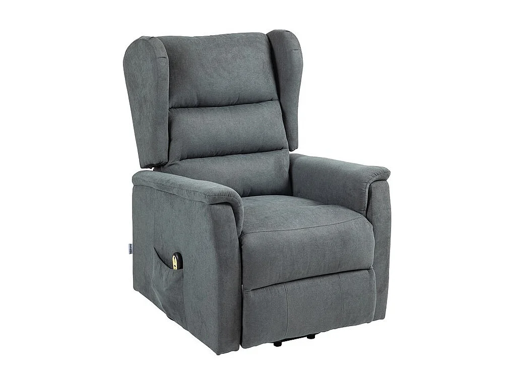 Fotel Zozkładany Alice, Szary, 72x92x104 cm, Seven Design