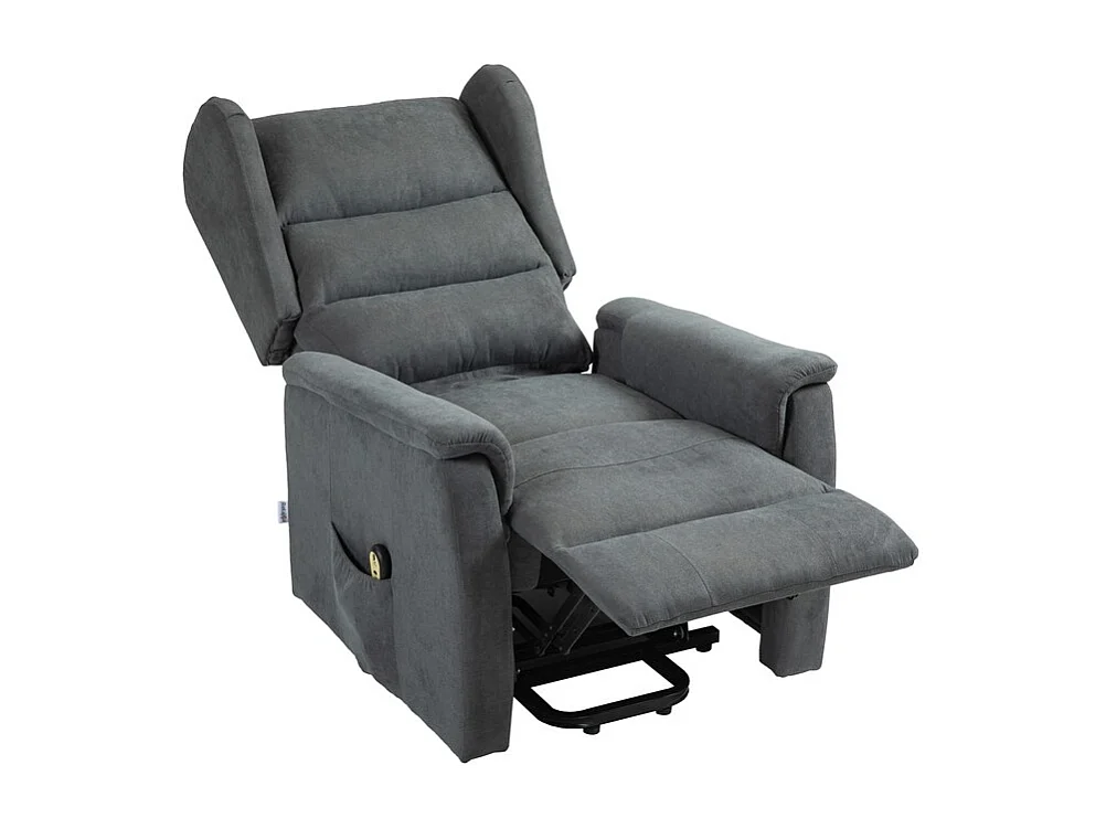 Fotel Zozkładany Alice, Szary, 72x92x104 cm, Seven Design