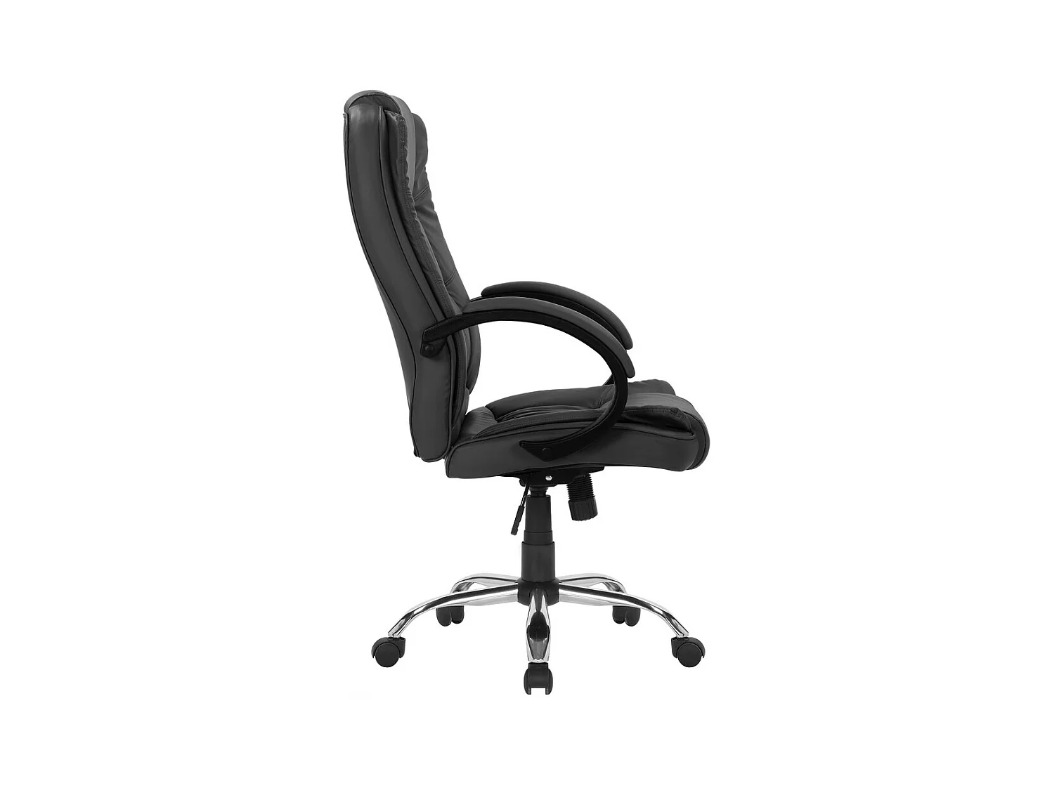 Chaise de Bureau Saigon, Noir, 63,5x76,5x124 cm, Seven Design