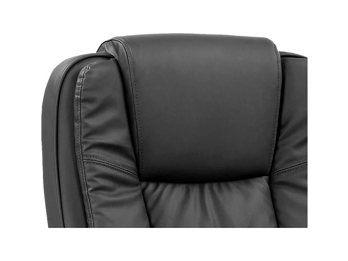 Chaise de Bureau Saigon, Noir, 63,5x76,5x124 cm, Seven Design