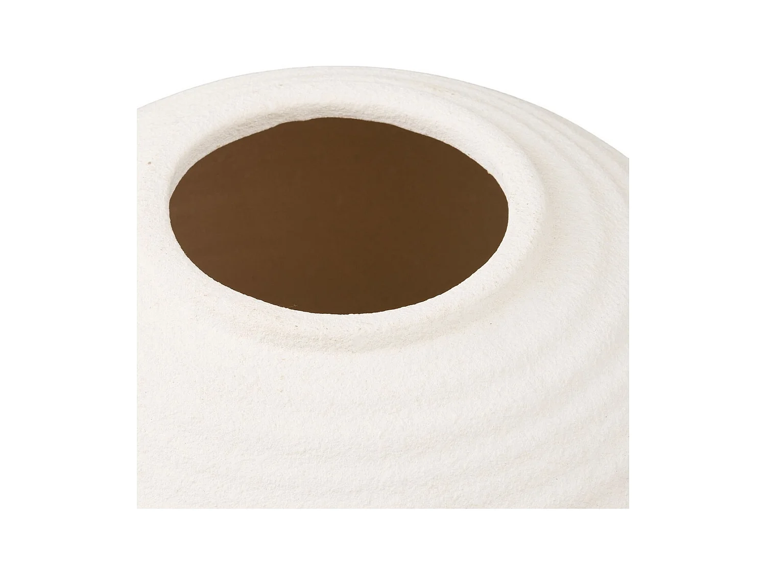 Vase Décoratif HN11, Blanc, 30x30x28,5 cm, Seven Design