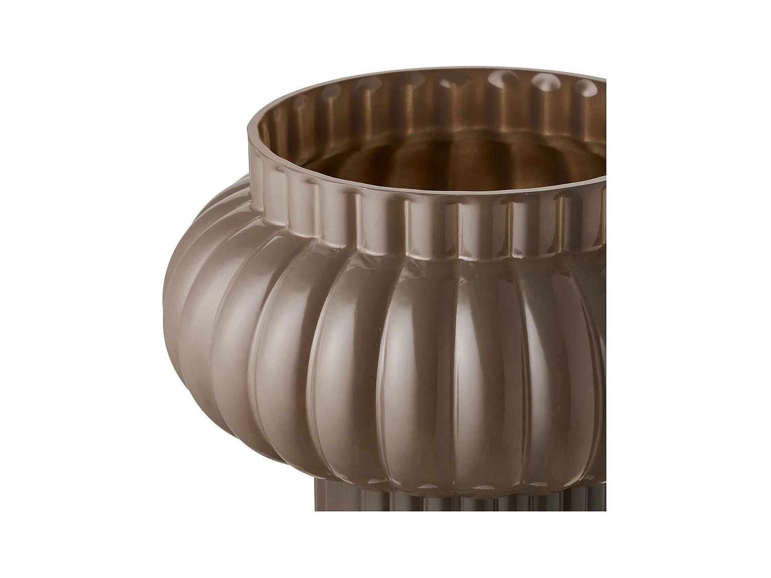 Vase Décoratif HN4, Marron, 27x27x27 cm, Seven Design