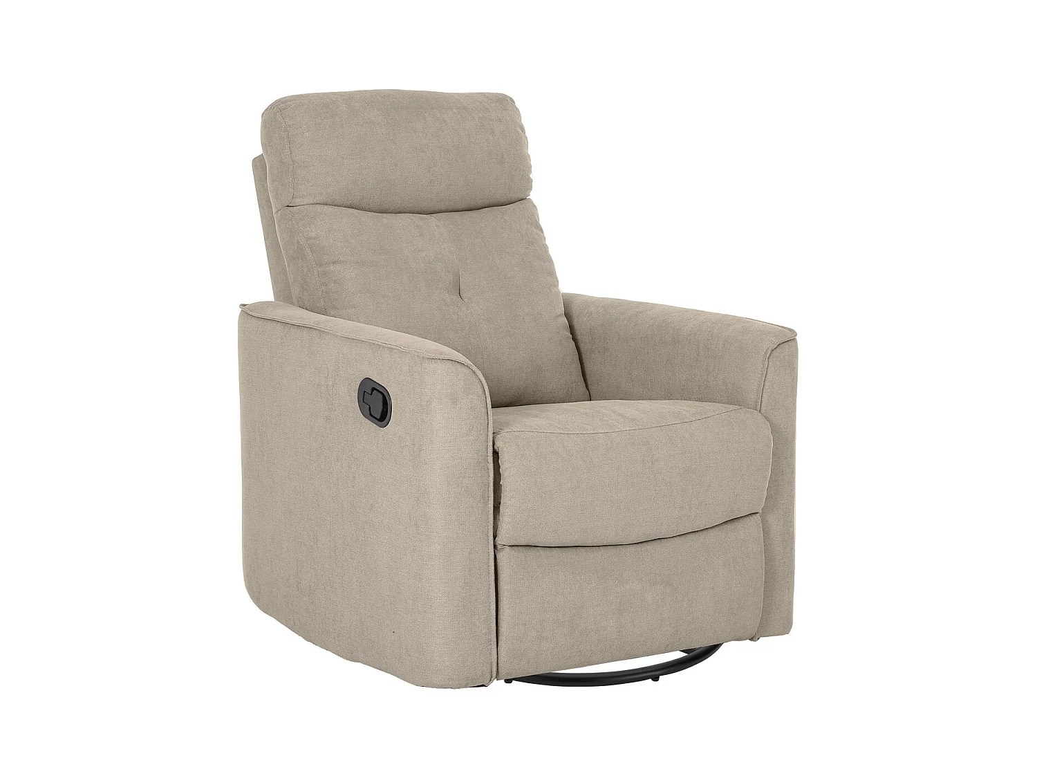 Fauteuil Inclinable Enea, Gris Tourterelle, 79x92x102 cm, Epikasa