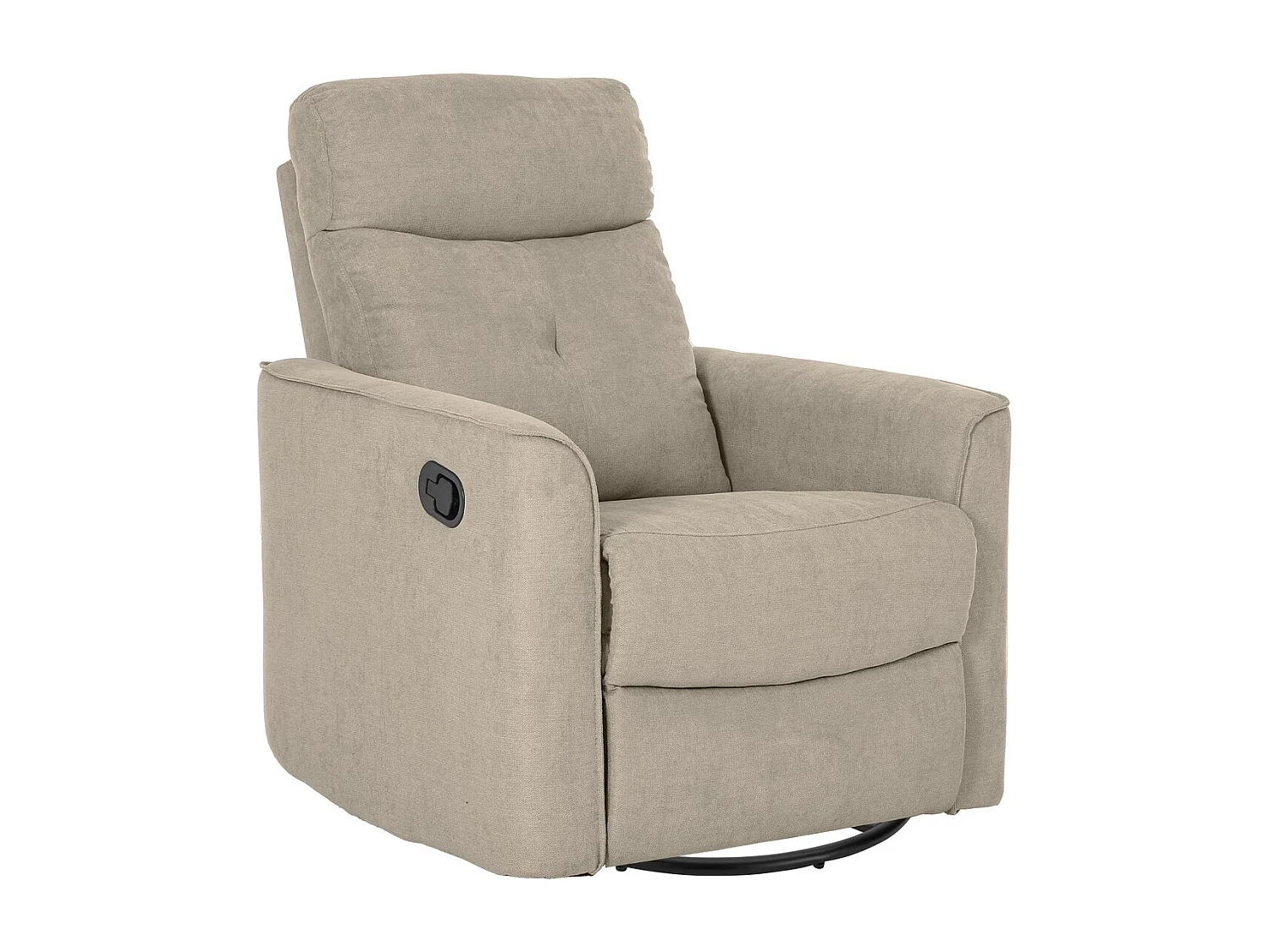 Fotel Zozkładany Enea 2, Gołębia Szarość, 79x92x102 cm, Seven Design