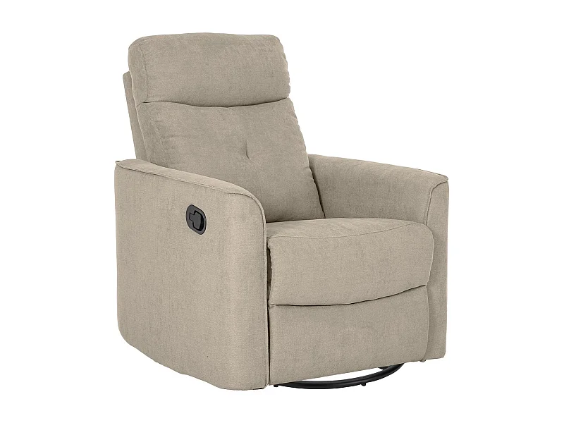 Fotel Zozkładany Enea 2, Gołębia Szarość, 79x92x102 cm, Seven Design