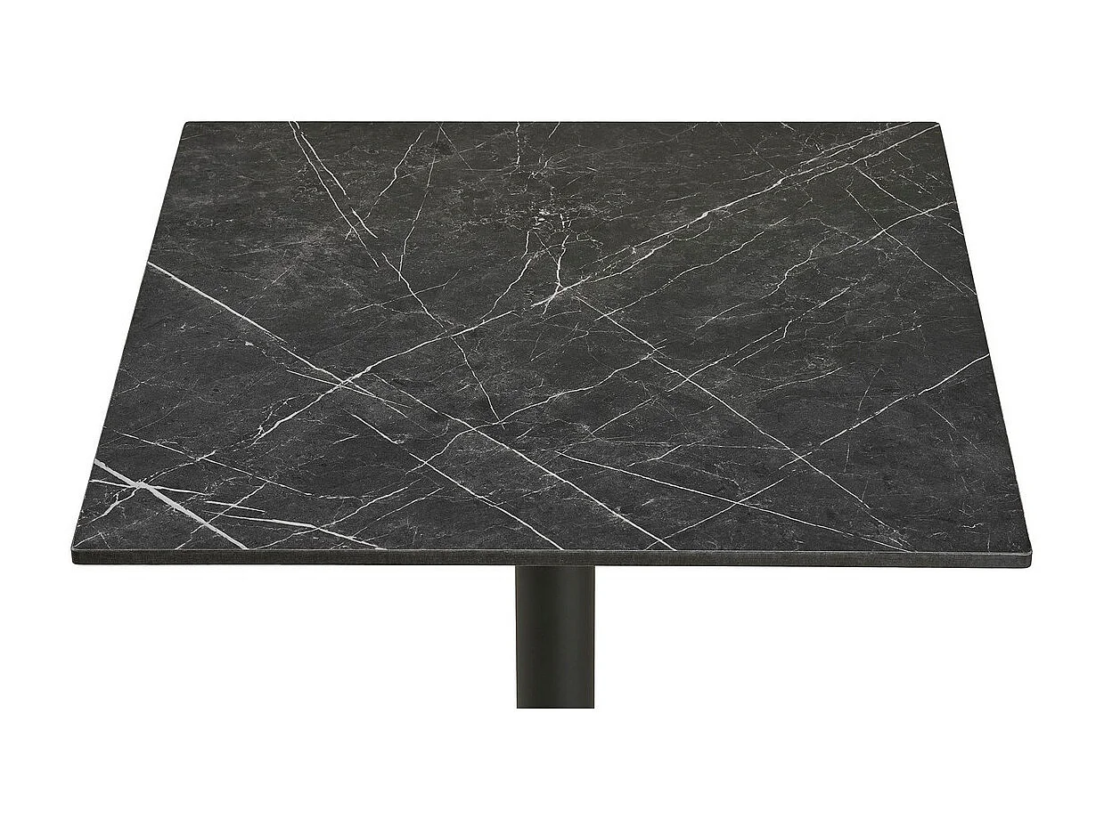 Stolik Bistro 1, Czarny, 60x60x73 cm, Seven Design