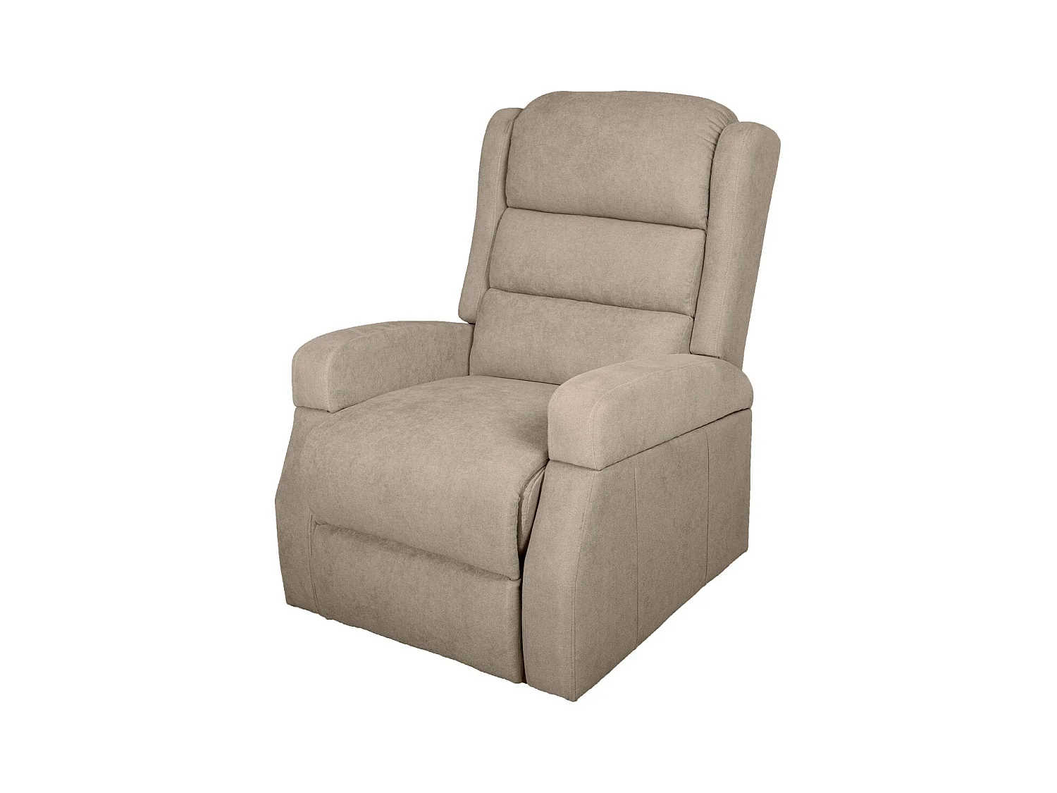 Fauteuil Inclinable Lola, Gris Tourterelle, 75x92x104 cm, Epikasa